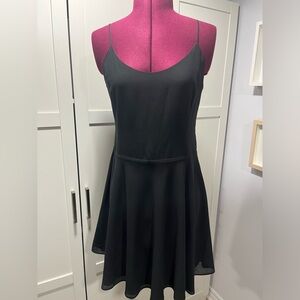 Black Sleeveless Layered Party Dress